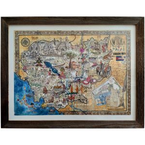 Cambodia map Original